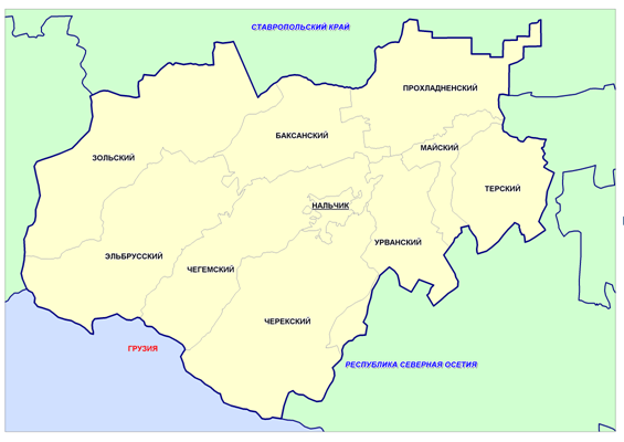 Показать на карте кабардино балкарию. Республика Кабардино-Балкарская Республика на карте. Республика Кабардино-Балкария на карте. Кабардино-Балкарская Республика карта по районам. Карта Кабардино Балкарии с районами.
